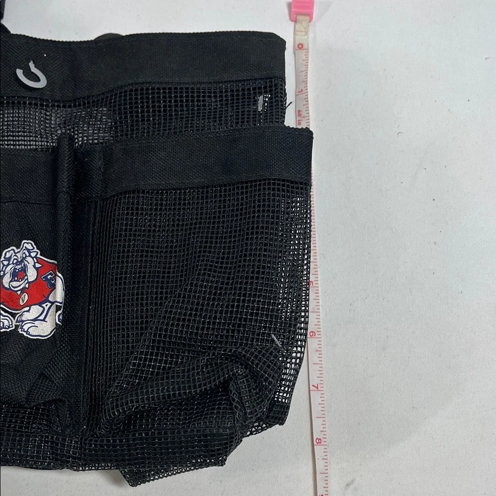 Black Mesh Team Shower Tote